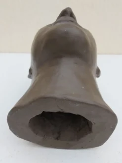 Buste tête homme terre cuite