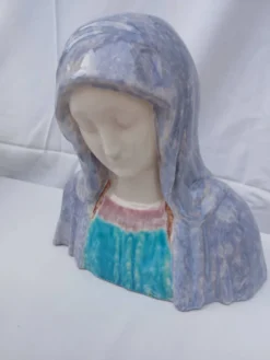 Buste vierge en céramique- Donatello