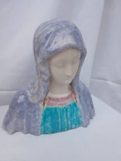 Buste vierge en céramique- Donatello