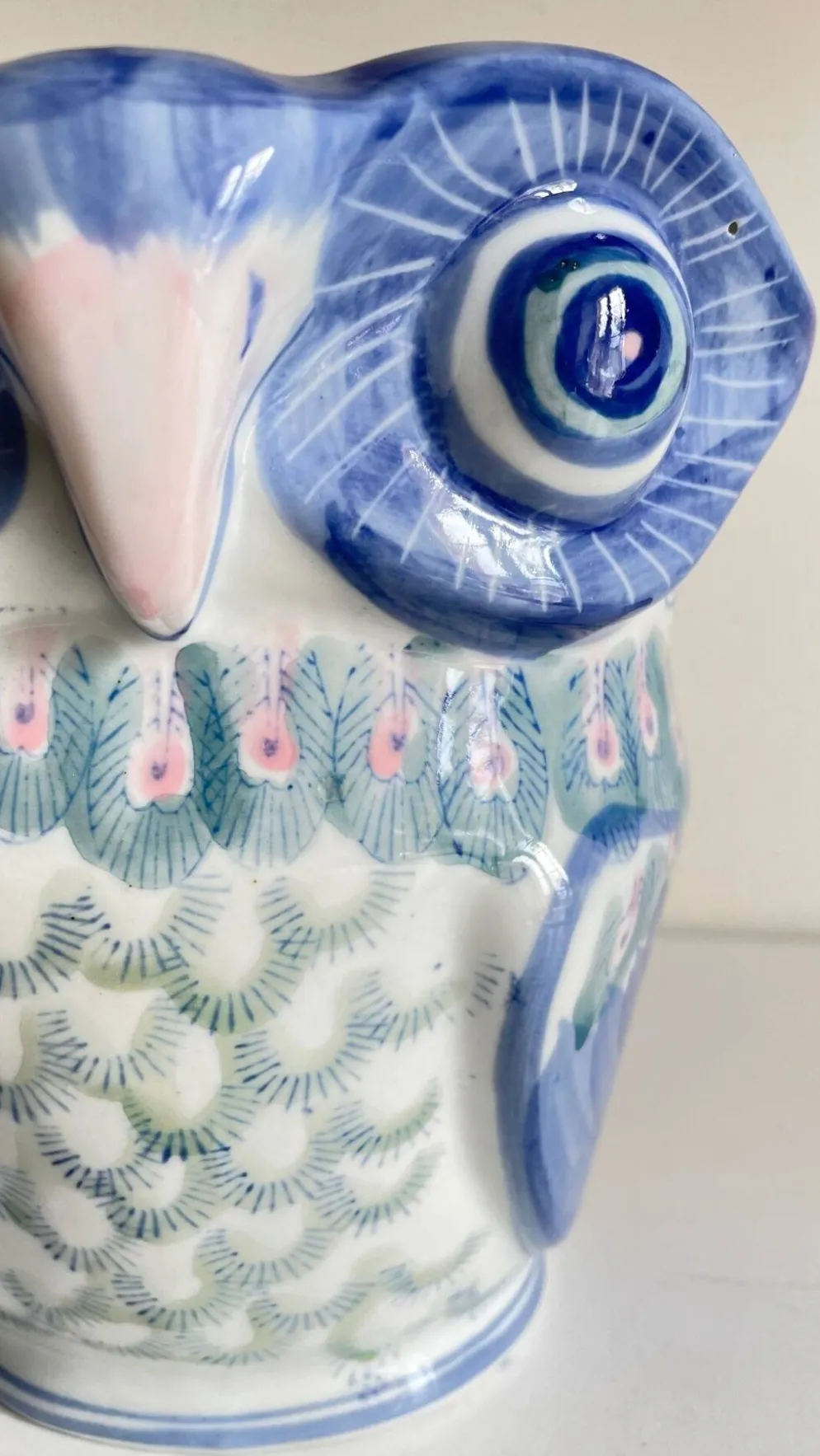 Cache-pot chouette vintage