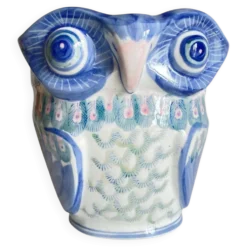 Cache-pot chouette vintage