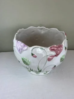 Cache pot en céramique émaillée