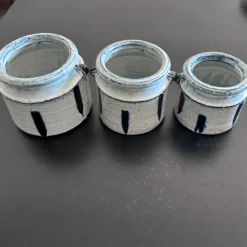 Cache pot en grès L