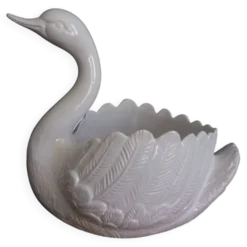 Cache pot jardinière cygne 34 cm