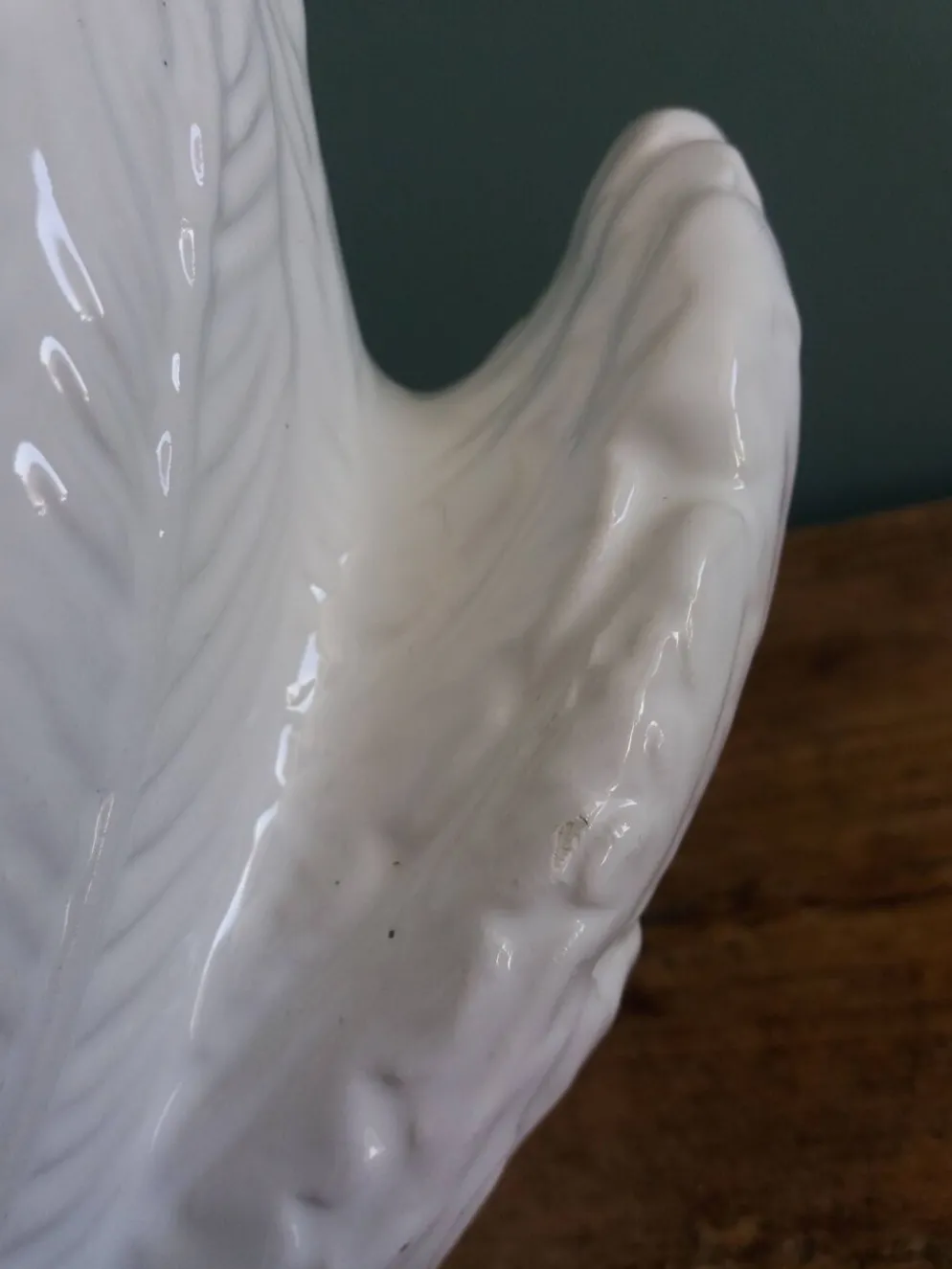 Cache pot jardinière cygne 34 cm