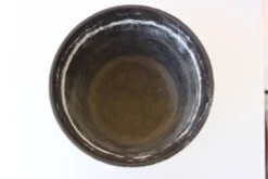 cache-pot 1970 strié rouge