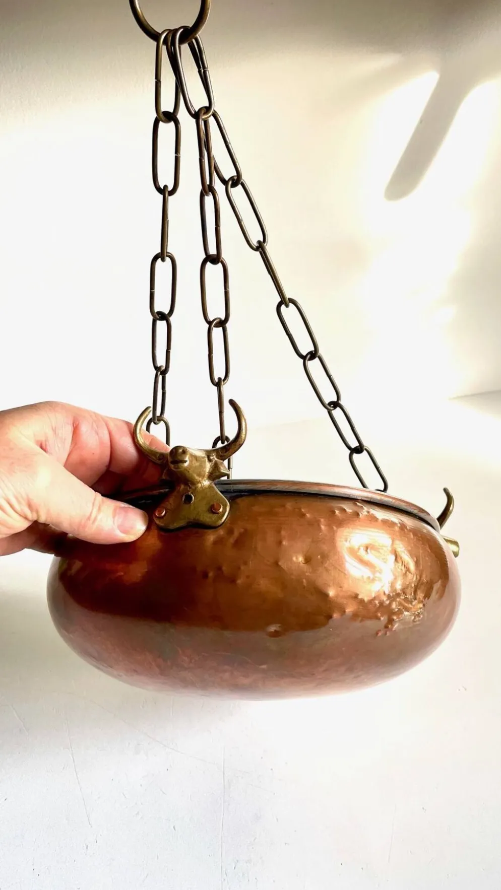 CACHE-POT Suspendu Vintage