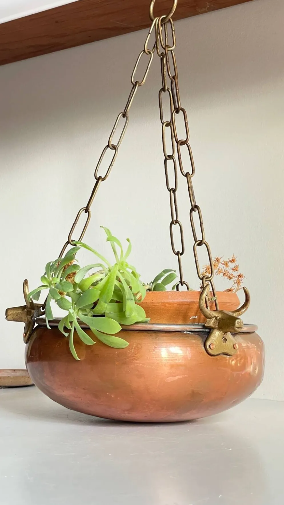 CACHE-POT Suspendu Vintage