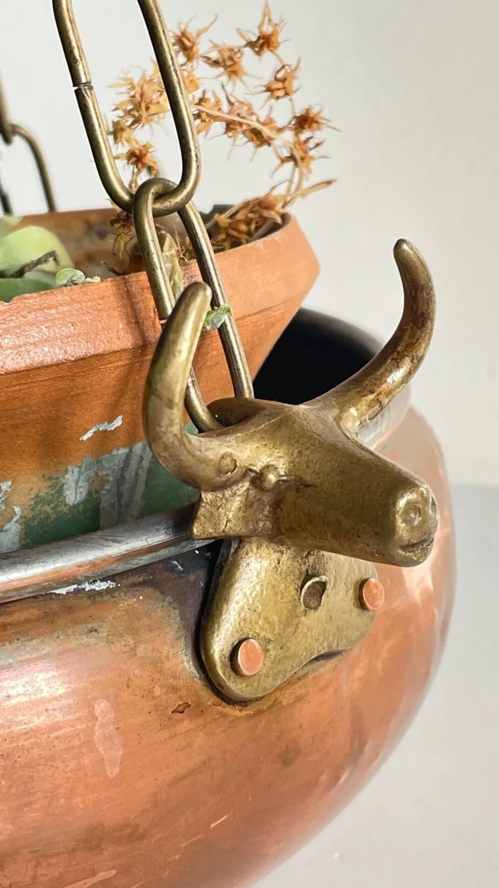 CACHE-POT Suspendu Vintage
