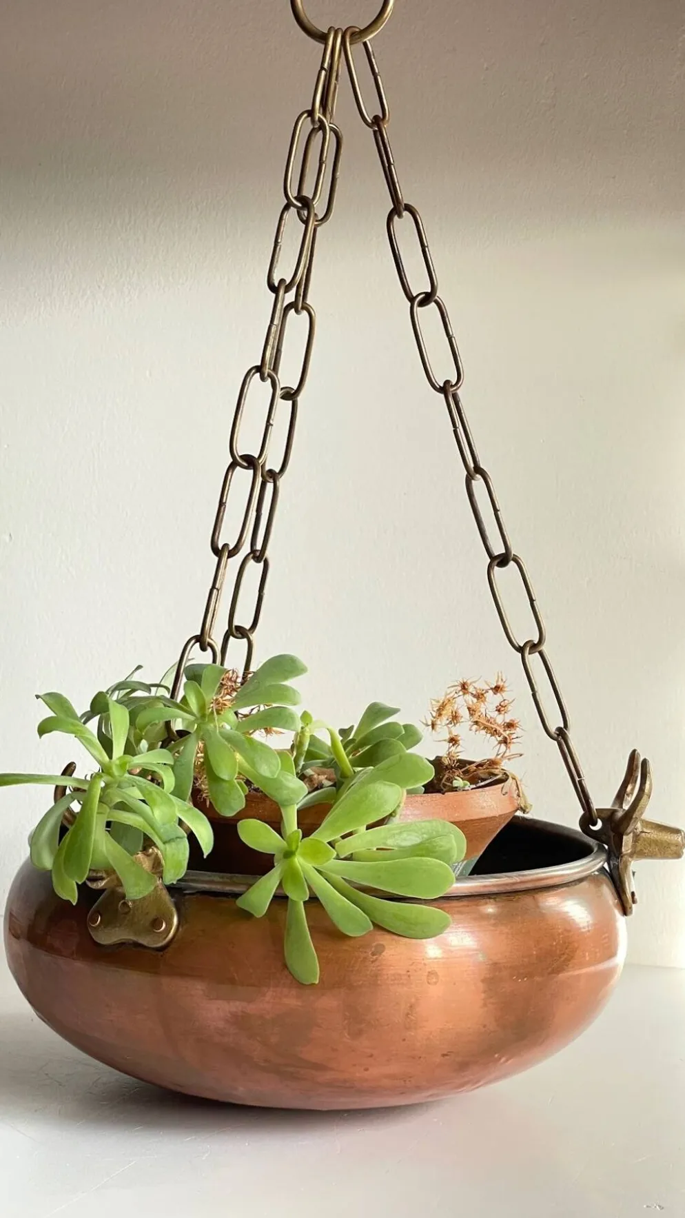 CACHE-POT Suspendu Vintage