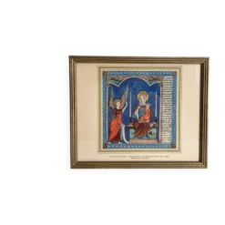 Cadre ancien recomposé - La Vierge et l’Enfant