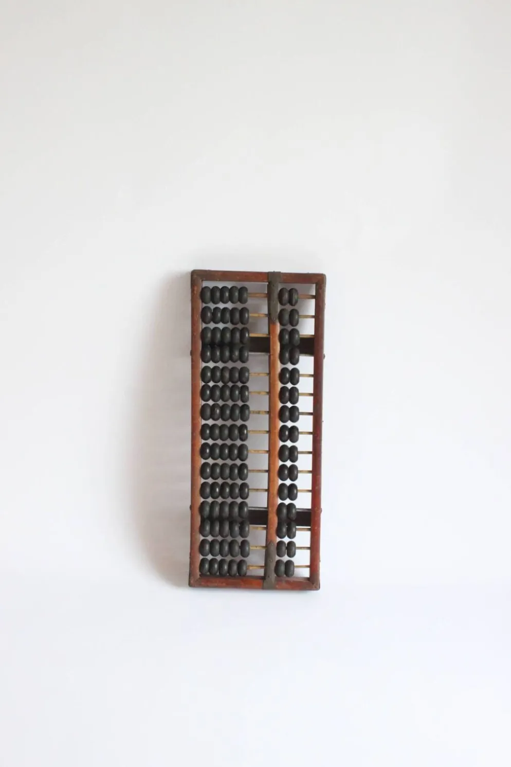 Cadre de comptage chinois Suanpan avec perles ou Abacus, vers 19e siècle