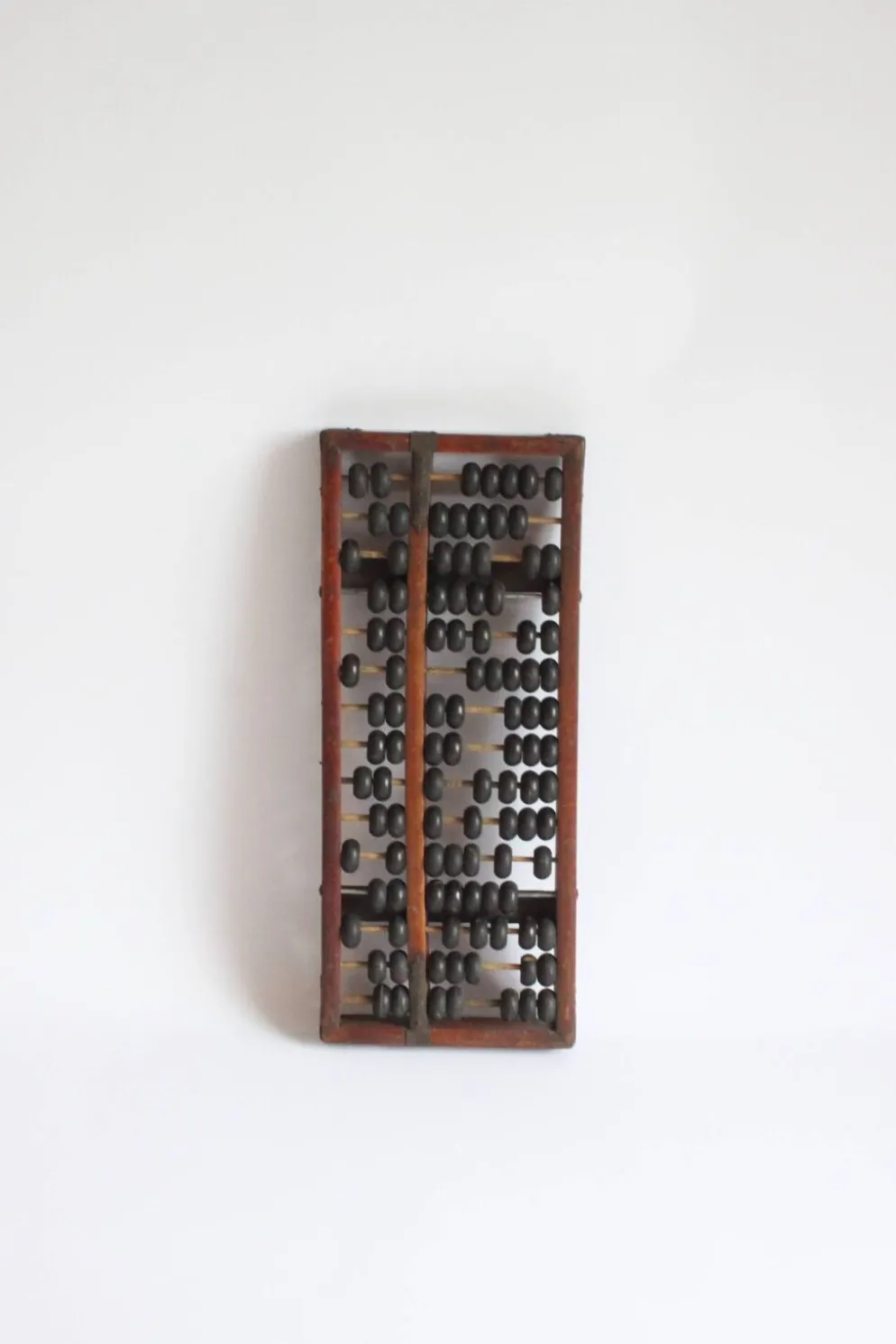 Cadre de comptage chinois Suanpan avec perles ou Abacus, vers 19e siècle