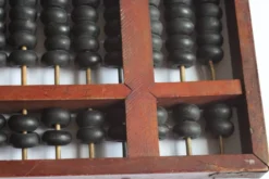 Cadre de comptage chinois Suanpan avec perles ou Abacus, vers 19e siècle