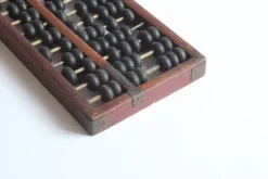 Cadre de comptage chinois Suanpan avec perles ou Abacus, vers 19e siècle