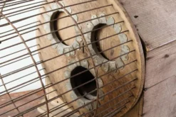 Cage à écureuil, 19ème siècle, bois et métal