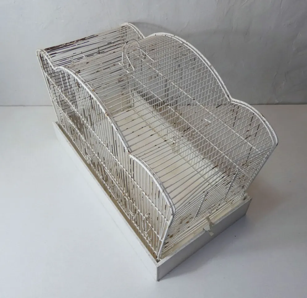 cage à oiseau vintage