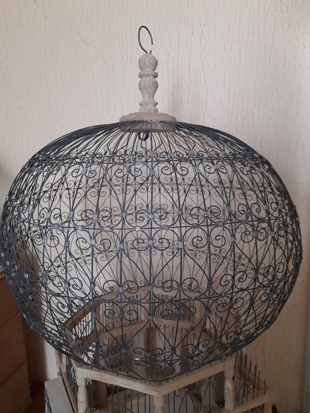 Cage à oiseaux ancienne