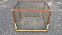 Cage à oiseaux art populaire ancien