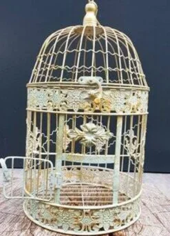 Cage à oiseaux classique en métal
