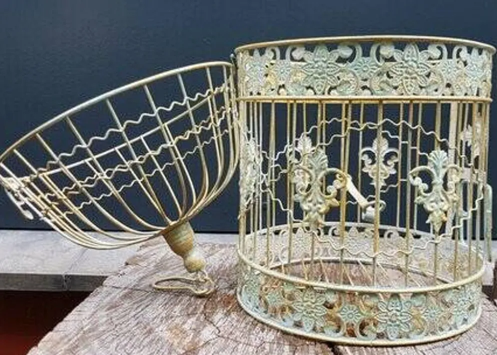 Cage à oiseaux classique en métal