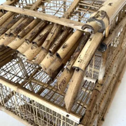 Cage à oiseaux en Bambou pour déco