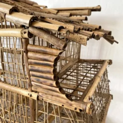 Cage à oiseaux en Bambou pour déco