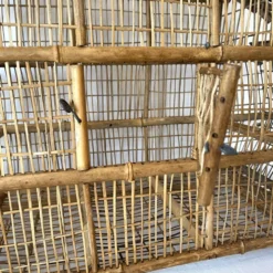 Cage à oiseaux en Bambou pour déco