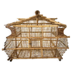 Cage à oiseaux en Bambou pour déco