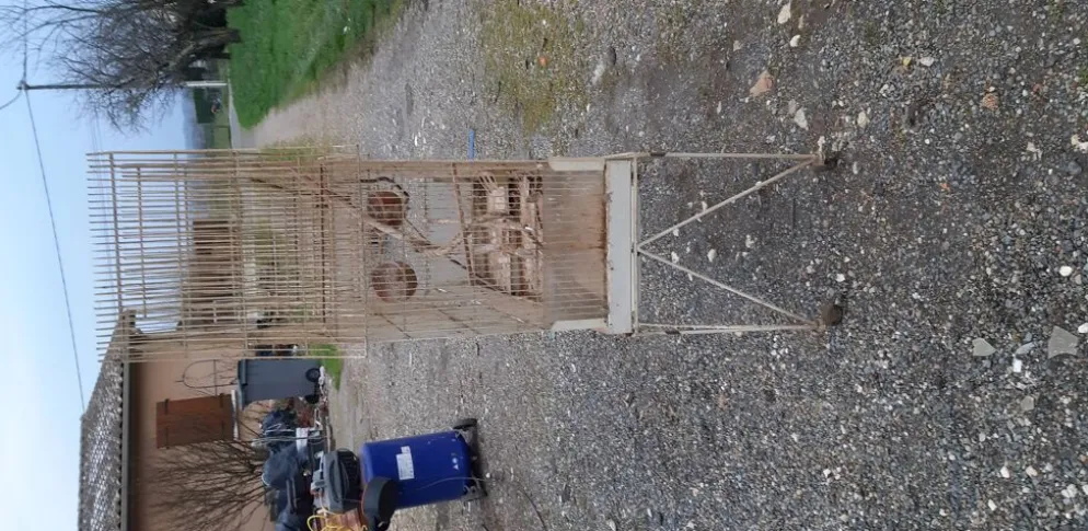 Cage à oiseaux fer 1900