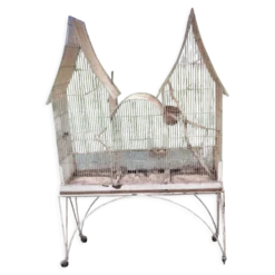Cage à oiseaux fer 1900