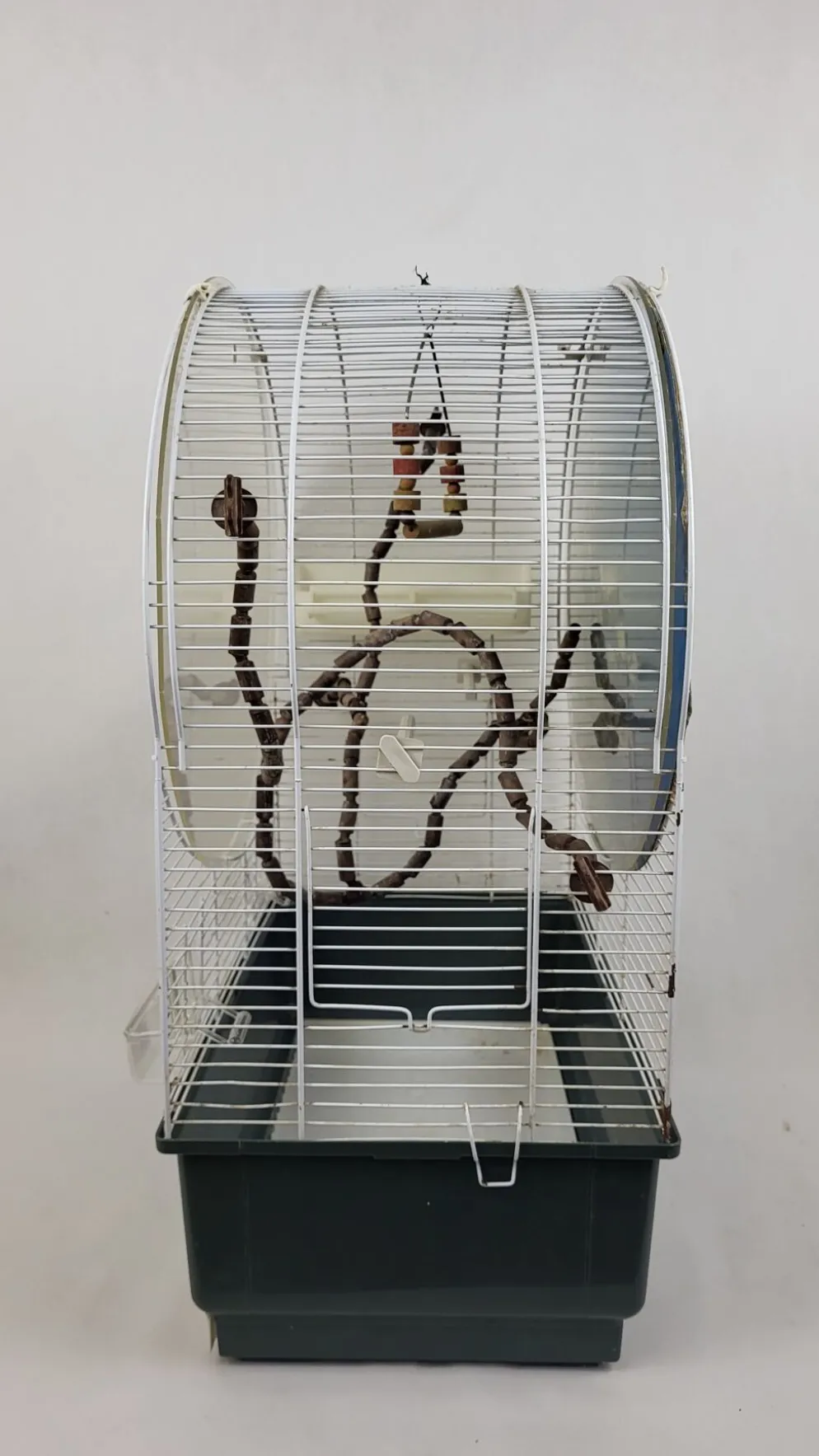 Cage à oiseaux sur pied vintage