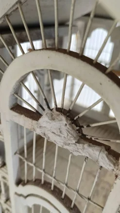 Cage à oiseaux victorienne française du milieu du siècle