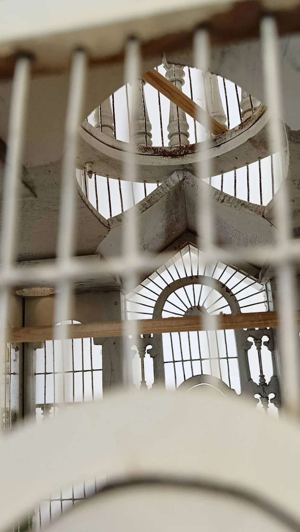 Cage à oiseaux victorienne française du milieu du siècle