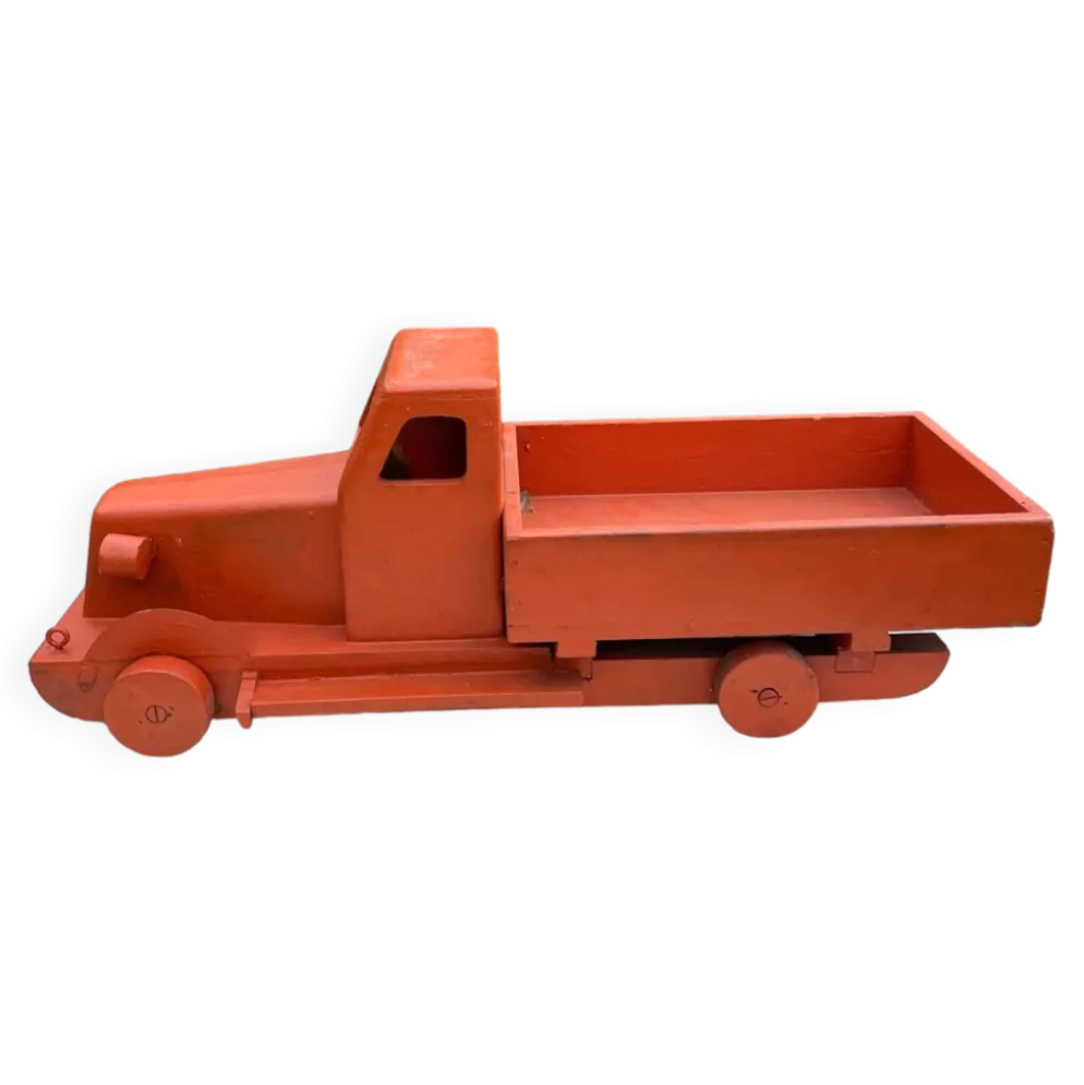 Camion en bois vintage 1930