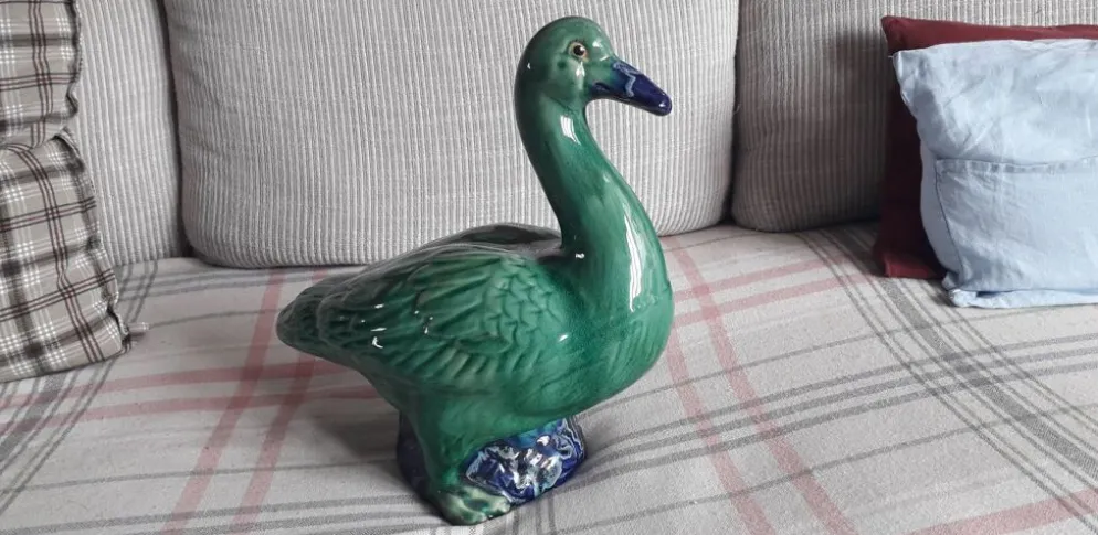 Canard vintage en céramique