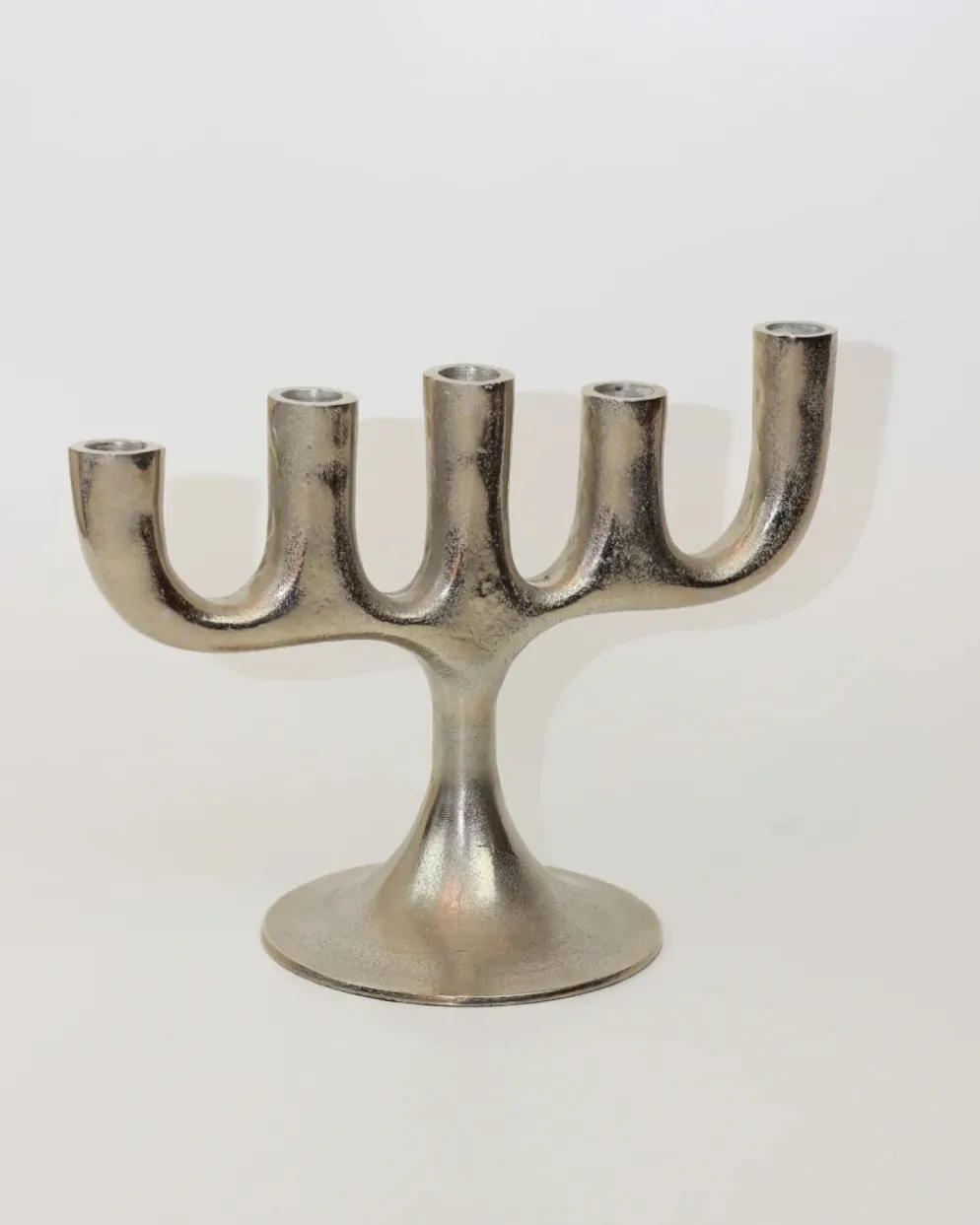 Candélabre brutaliste acier 1970