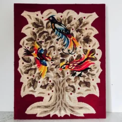 Canevas tapisserie L’arbre aux 3 oiseaux de paradis