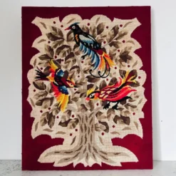 Canevas tapisserie L’arbre aux 3 oiseaux de paradis