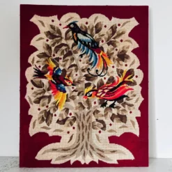 Canevas tapisserie L’arbre aux 3 oiseaux de paradis