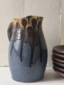 Carafe / vase en céramique émaillée, Jospeh Talbot La Borne 1950