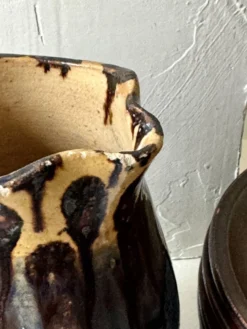 Carafe / vase en céramique émaillée, Jospeh Talbot La Borne 1950