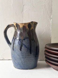 Carafe / vase en céramique émaillée, Jospeh Talbot La Borne 1950