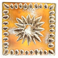 Carreau décoratif céramique 1950/1960 par la poterie Périgordine