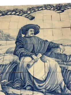 280 carreaux d'azulejos peints à la main / Henri le Navigateur par C. Constantia / Jorge Gardoso 1996 / Portugal