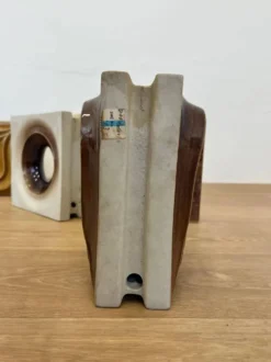 Carreaux en céramique au design unique / Tchécoslovaquie, années 1960, jamais utilisés, 23 pièces