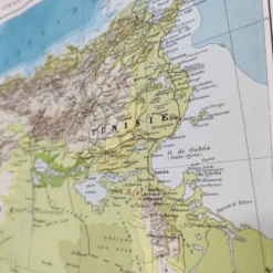 Carte Afrique du Nord 1950