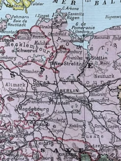 Carte ancienne de l'Allemagne - 20x29cm