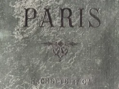 Carte ancienne entoilée des environs de Paris, 1893