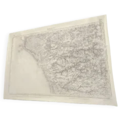 Carte ancienne Vendée côte ouest France 1930